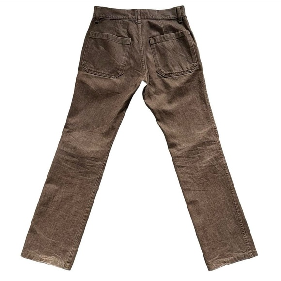 ZUCCA brown straight leg jeans π« - Picture 2 of 4